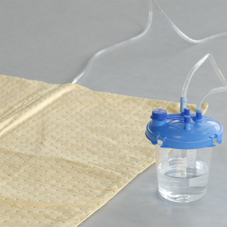 Absorbent Floor Mat SurgiSafe® Evacm Thickat® 36 X 48 Inch Yellow - BeHope