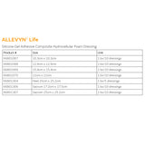 Allevyn Life Sterile Composite Hydrocellular Foam Dressing with Silicone Gel Adhesive Border - BeHope