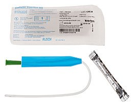 Intermittent Catheter Tray FloCath® Quick™ Closed System / Straight Tip 14 Fr. Without Balloon Hydrophilic Coated Silicone - BeHope