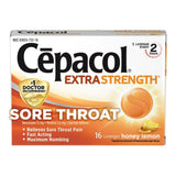 Sore Throat Relief Cepacol® Extra Strength 15 mg - 2.6 mg Strength Lozenge 16 per Box - BeHope