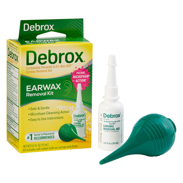 Ear Wax Remover Debrox® Otic Drops Kit with Syringe - BeHope