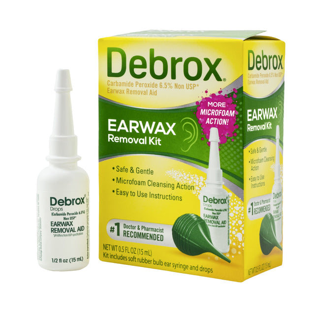 Ear Wax Remover Debrox® Otic Drops Kit with Syringe - BeHope