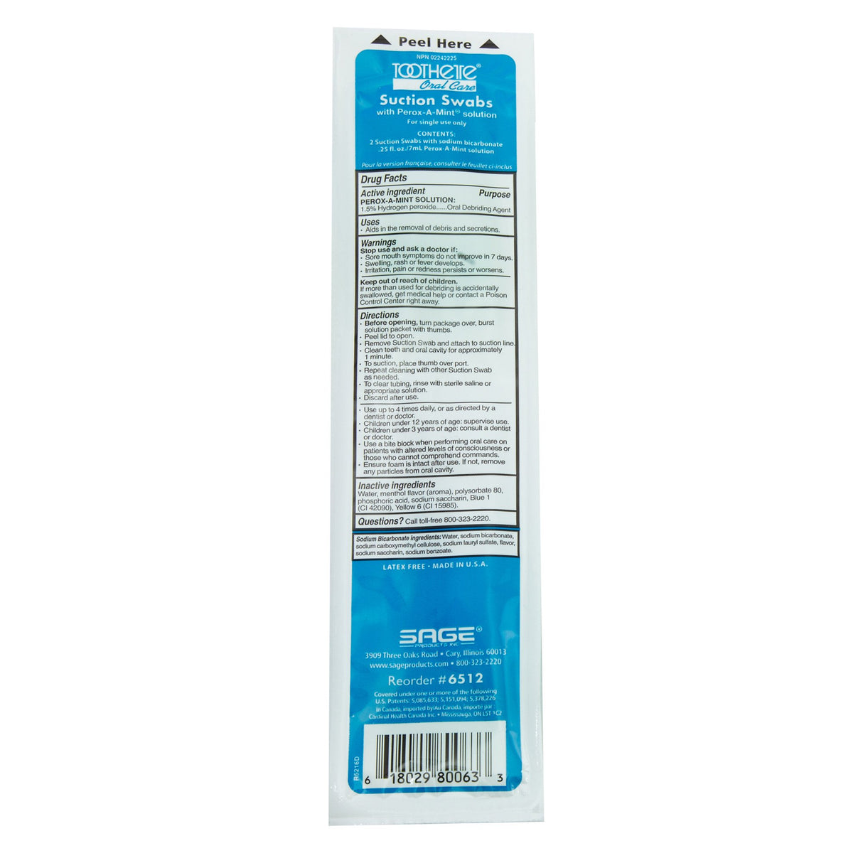 Suction Swab Kit Toothette® NonSterile - BeHope