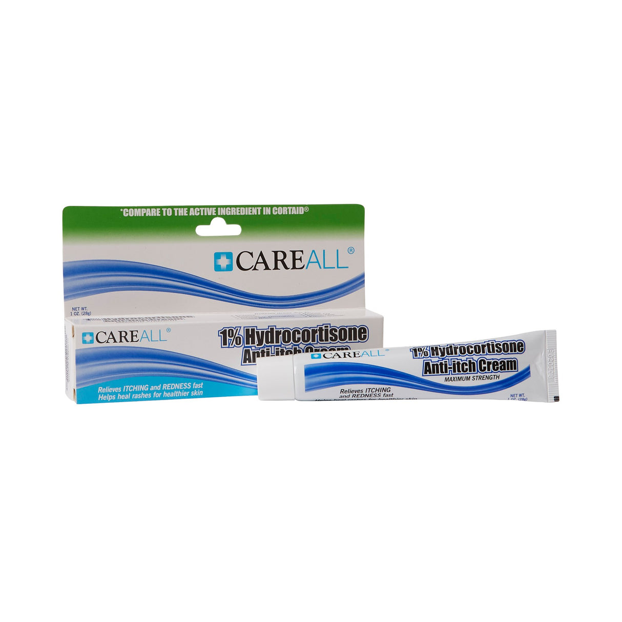 Itch Relief CareALL® 1% Strength Cream 1 oz. Tube - BeHope