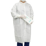 Cleanroom Lab Coat Contec® CritiGear™ White X-Large Knee Length Microporous Fabric Disposable - BeHope