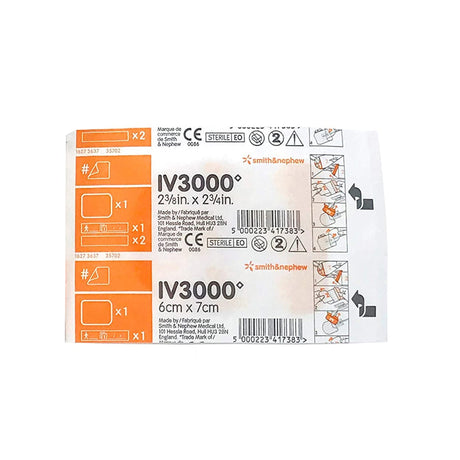 I.V. Dressing IV3000™ REATIC Film 2-3/8 X 2-3/8 Inch Sterile - BeHope