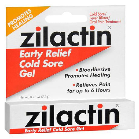Oral Pain Relief Zilactin® Benzocaine Gel for Sores and Irritations - BeHope