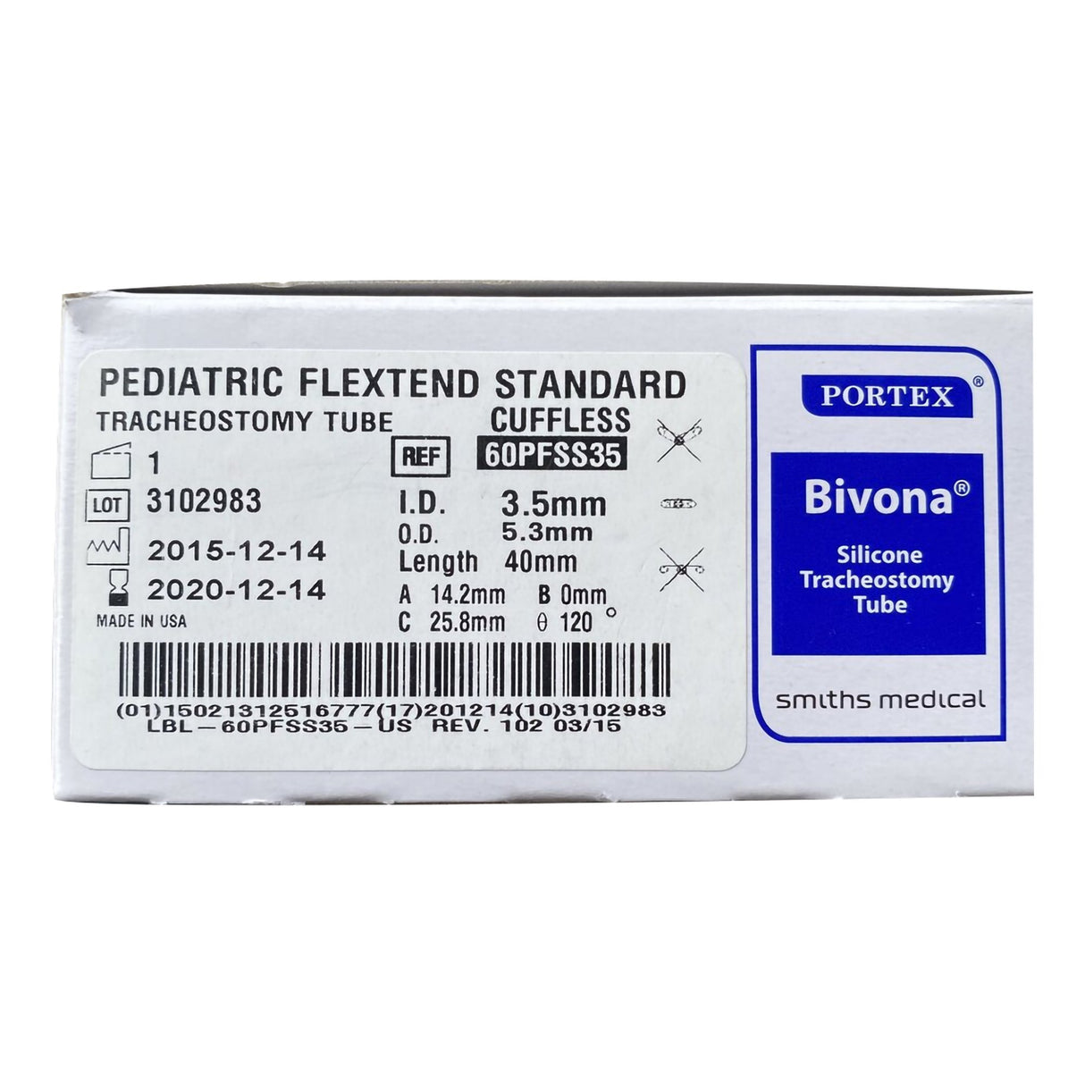 Uncuffed Tracheostomy Tube Bivona® FlexTend™ Pediatric for Enhanced Mobility - BeHope