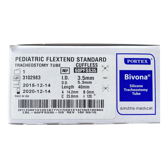 Uncuffed Tracheostomy Tube Bivona® FlexTend™ Pediatric for Enhanced Mobility - BeHope