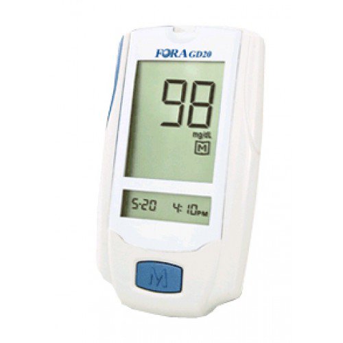 Blood Glucose Meter Fora® G20 Quick Accurate No Coding Required - BeHope