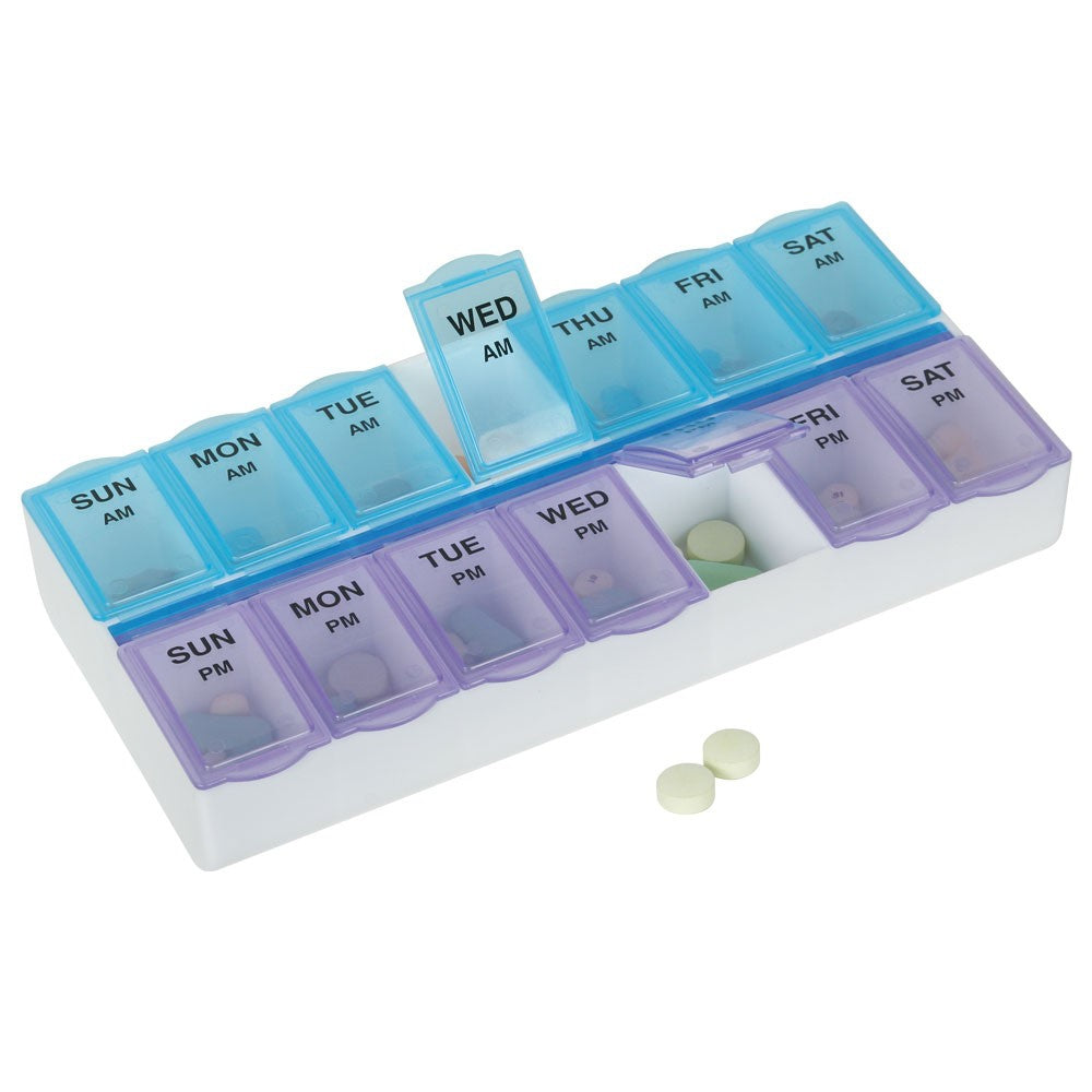 Pill Organizer for 7 Day AM PM Medication Regimen - BeHope