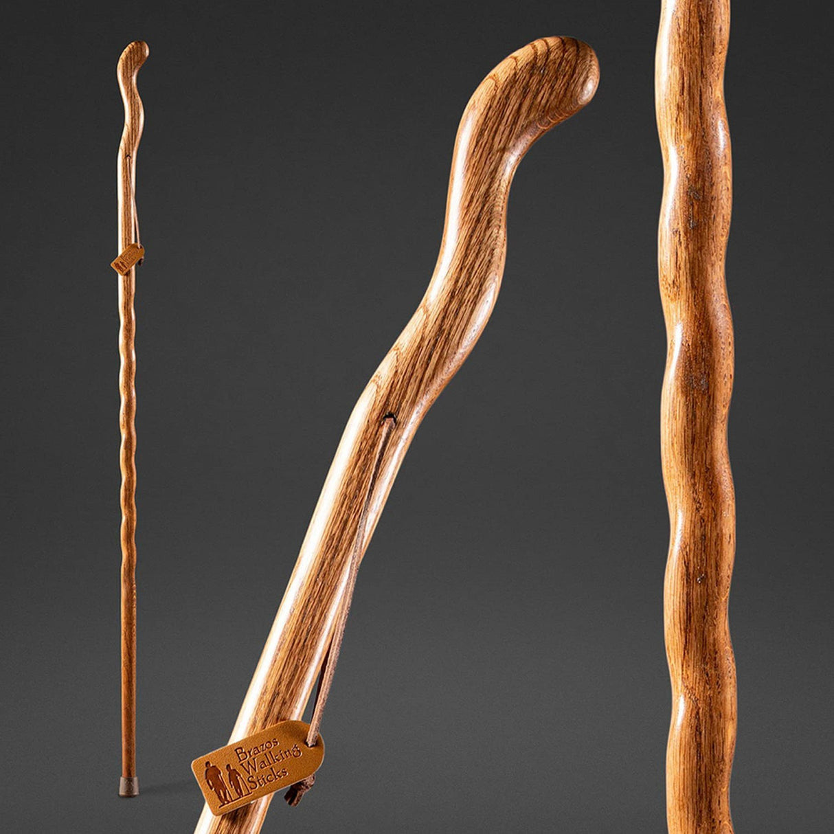 Walking Stick Brazos™ Twisted Wood 48 Inch Height Aromatic Cedar - BeHope