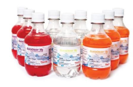Glucose Tolerance Beverage GlucoCrush™ Orange 50 Gram Pregnant Women 10 oz. per Bottle - BeHope