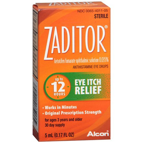 Allergy Eye Relief Zaditor® 0.17 oz. Eye Drops - BeHope