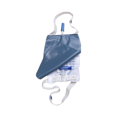 Urinary Leg Bag The Fig Leaf™ NonReturn Valve Sterile 500 mL Vinyl - BeHope