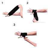 Wrist Support 3M™ Futuro™ Sport Wraparound Neoprene / Nylon / Polyester Left or Right Hand Black One Size Fits Most - BeHope