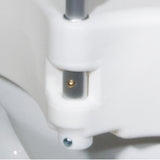 2-in-1 Locking Raised Toilet Seat With Tool-free Removable Arms - BeHope