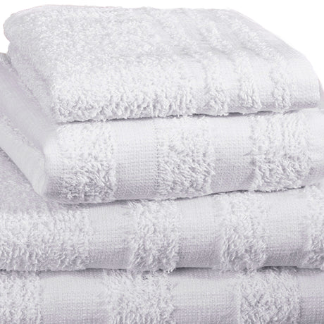 Washcloth Merit™ Trio 12 X 12 Inch White Reusable - BeHope