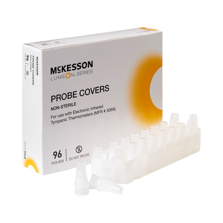 Tympanic Thermometer Probe Cover McKesson LUMEON™ For use with Tympanic Thermometers 96 per Box - BeHope