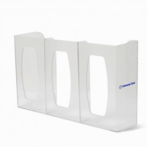 Glove Box Holder with Dividers Wall Mounted Horizontal or Vertical - BeHope
