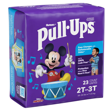 Male Toddler Training Pants Pull-Ups® Size 2T to 3T Disposable Moderate Absorbency - BeHope