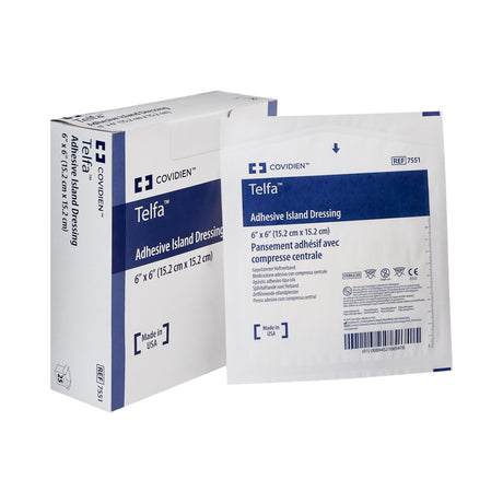 Island Dressing Telfa™ 6 X 6 Inch Square Sterile - BeHope