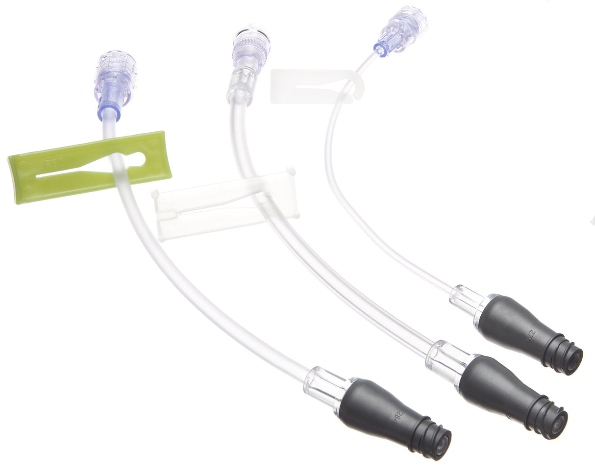 Primary IV Administration Set with Extension Set Bravo 24® Gravity 2 Ports 15 Drops / mL Drip Rate 128 Inch Tubing Solution - BeHope