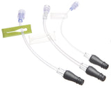 Primary IV Administration Set with Extension Set Bravo 24® Gravity 2 Ports 15 Drops / mL Drip Rate 128 Inch Tubing Solution - BeHope