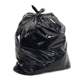Trash Bag Colonial Bag 10 gal. 6 Mic. 24 X 24 Inch Black Light Duty X-Seal Bottom Coreless Roll - BeHope