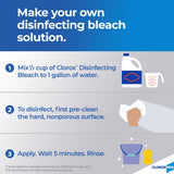Bleach Cloroxpro™ Clorox® Germicidal Disinfectant Concentrate for Laundry and Surfaces - BeHope