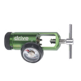 Drive™ Mini Oxygen Regulator Click Style 0 - 15 LPM Barb Outlet CGA-870 - BeHope