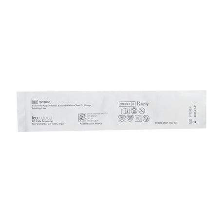 IV Extension Set Bravo 24® Needle Free Port Short Term Use - BeHope