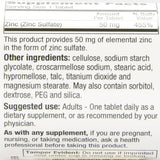 Mineral Supplement Geri-Care® Zinc Sulfate 50 mg Strength Tablet 60 per Bottle - BeHope