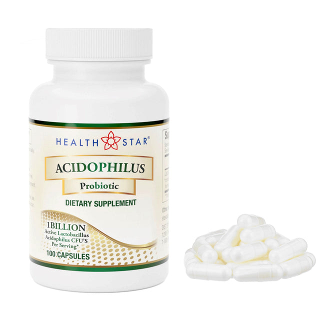 Probiotic Dietary Supplement Health Star® Capsules for Digestive Health - BeHope