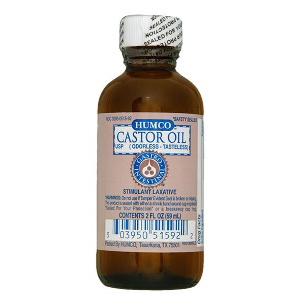 Laxative Humco Unflavored Liquid 2 oz. Castor Oil - BeHope