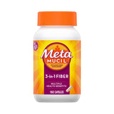 Fiber Supplement Metamucil® Capsule 160 per Bottle 0.52 Gram Strength Potassium / Psyllium Husk - BeHope