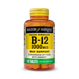 Vitamin Supplement Mason Natural® Vitamin B12 1,000 mcg Strength Tablet 100 per Bottle - BeHope