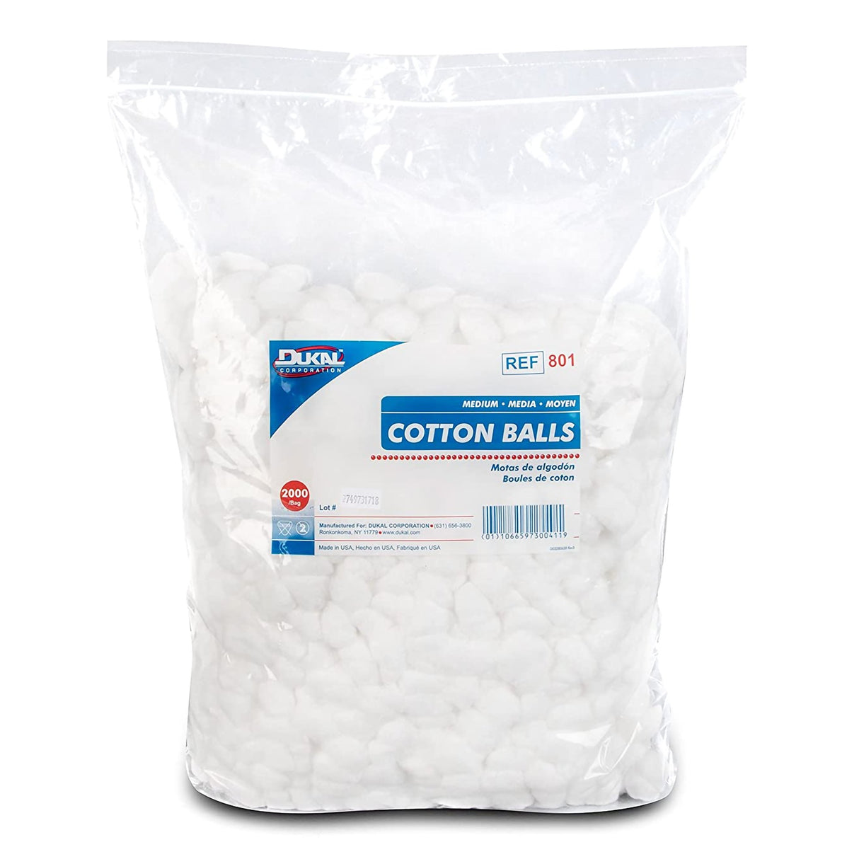 Cotton Ball Dukal™ Medium NonSterile - BeHope