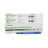 Scalpel McKesson Stainless Steel Plastic Handle Sterile Disposable - BeHope