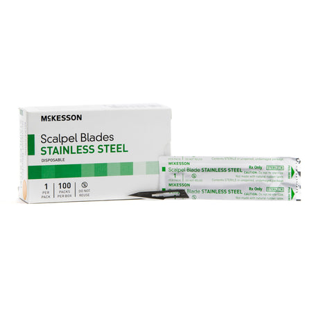 Surgical Blade McKesson Brand Stainless Steel No. 11 Sterile - BeHope
