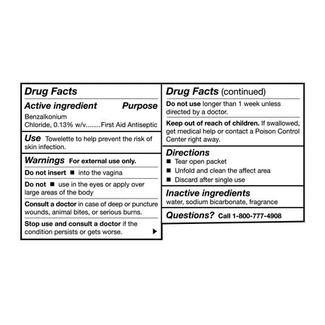 McKesson Obstetrical Antiseptic Towelettes for Perineal Maternity Care - BeHope