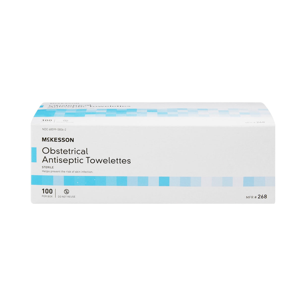 Obstetrical Cleansing Towelette McKesson Individual Packet Clean Scent 100 Count - BeHope