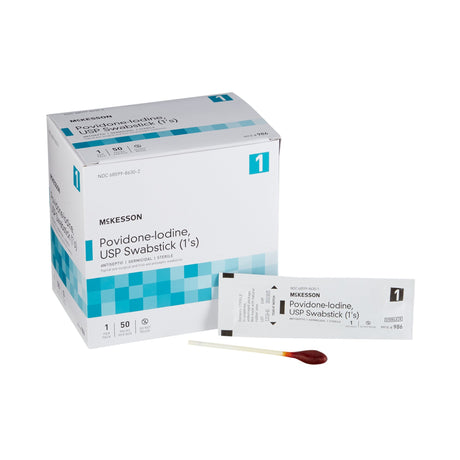 Mckesson Povidone-iodine Swabstick Topical Antiseptic Sterile - BeHope