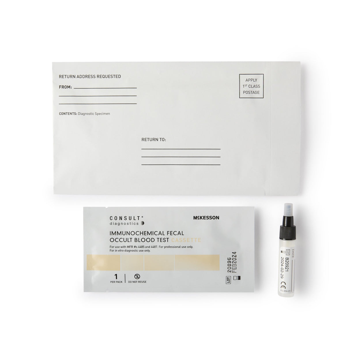 Mckesson Consult™ Rapid Fecal Occult Blood Cancer Screening Test CLIA Waived - BeHope