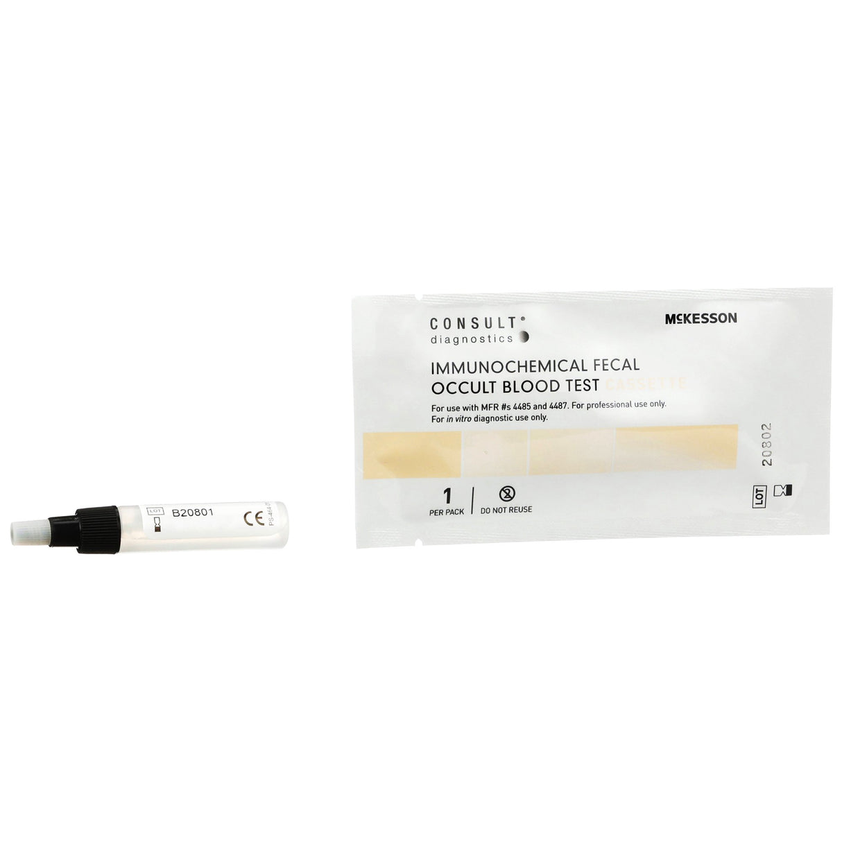 Fecal Occult Blood Test Kit Mckesson Consult™ Immunochemical CLIA Waived - BeHope