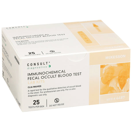 Fecal Occult Blood Test Kit Mckesson Consult™ Immunochemical CLIA Waived - BeHope