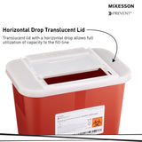 Sharps Container Mckesson Prevent® Biohazard Infectious Waste Horizontal Entry - BeHope