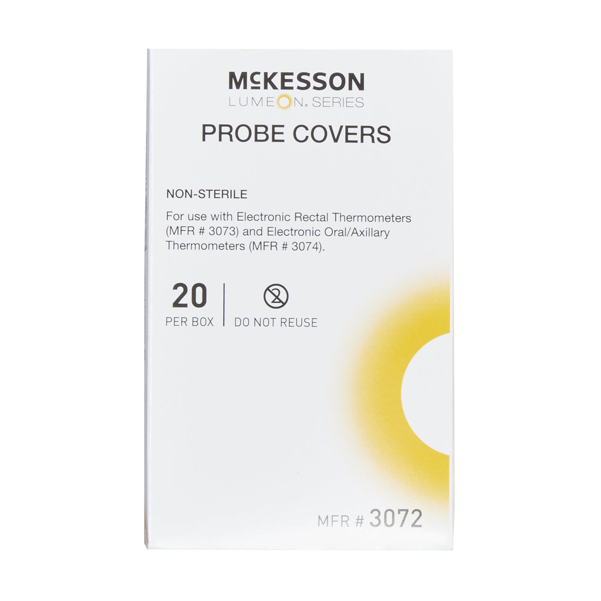 Disposable Electronic Thermometer Probe Covers McKesson Lumeon™ Oral Rectal Axillary - BeHope