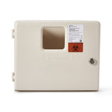 Sharps Container Cabinet / Wall Enclosure McKesson Prevent® High Impact Polystyrene Wall Mount Locking - BeHope