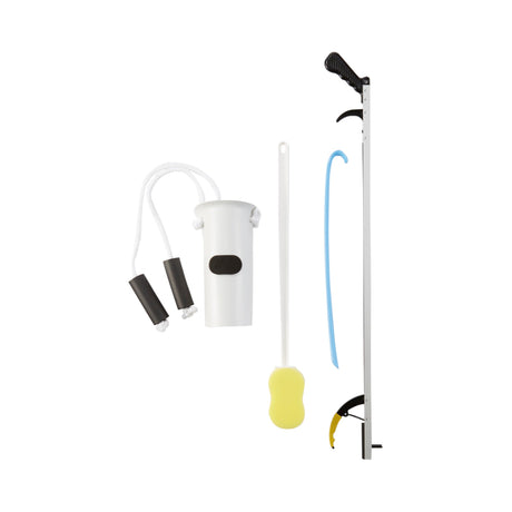 ADL Hip / Knee Equipment Kit FabLife Standard Reacher - 32 Inch Length / Shoehorn - 18 Inch Length - BeHope